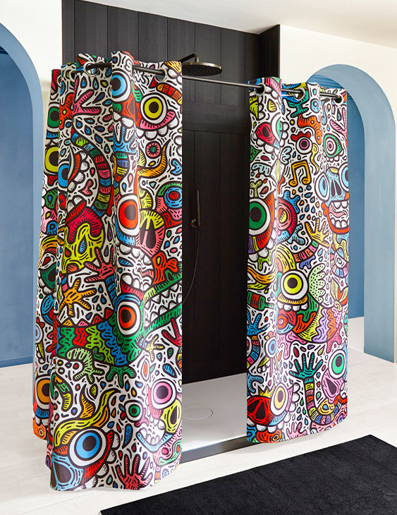 Rideau de douche Maniac Party