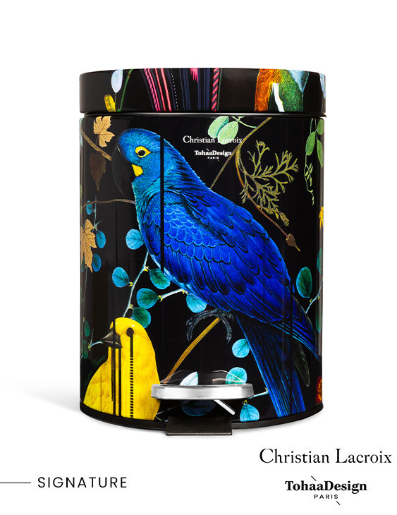 Bathroom bin 5L Birds Sinfonia